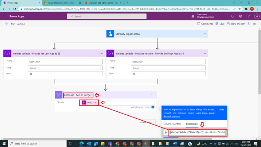 Usage Of Min Function In Power Automate